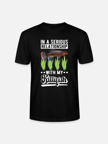 Killifish Quarium Fish - Stanley/Stella CRAFTER Unisex Organic T-Shirt - black
