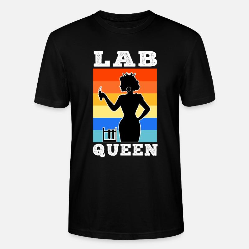Lab Queen - Stanley/Stella Unisex Bio-T-Shirt CRAFTER - Schwarz