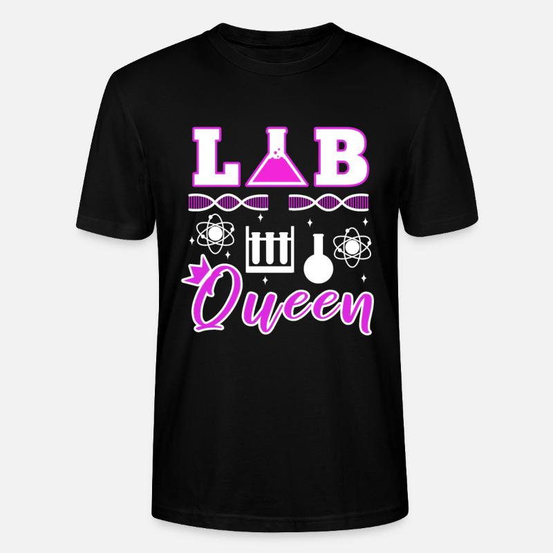 Lab Queen - Stanley/Stella Unisex Bio-T-Shirt CRAFTER - Schwarz