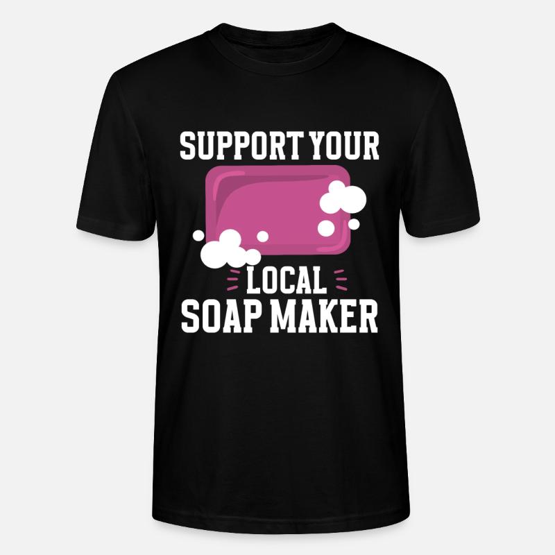 Soap Making Soap Maker - Stanley/Stella CRAFTER Unisex Organic T-Shirt - black
