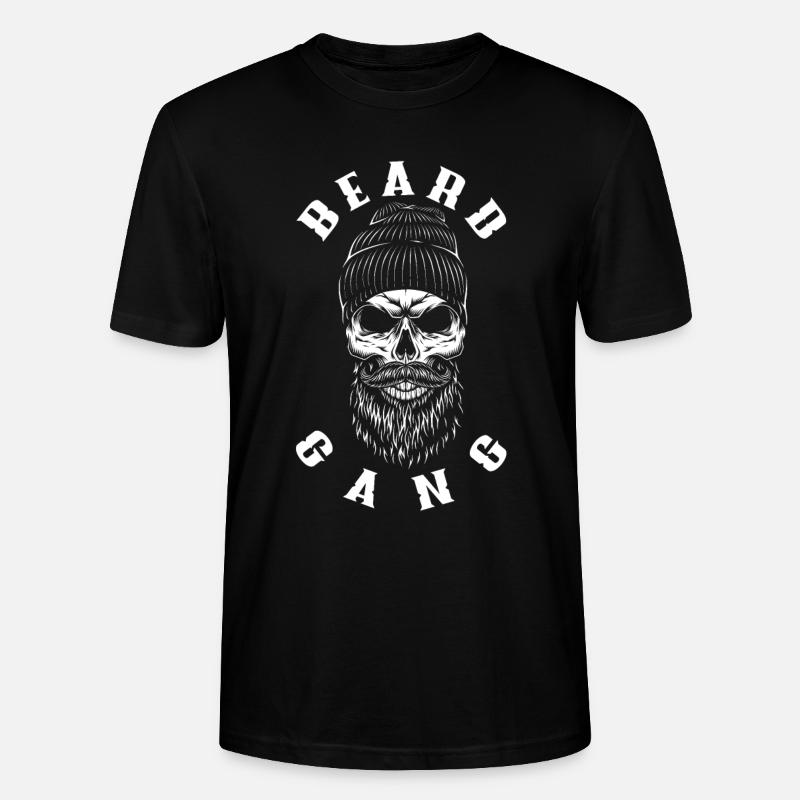 Bartpflege Bart Liebhaber Männer Bart - Stanley/Stella Unisex Bio-T-Shirt CRAFTER - Schwarz