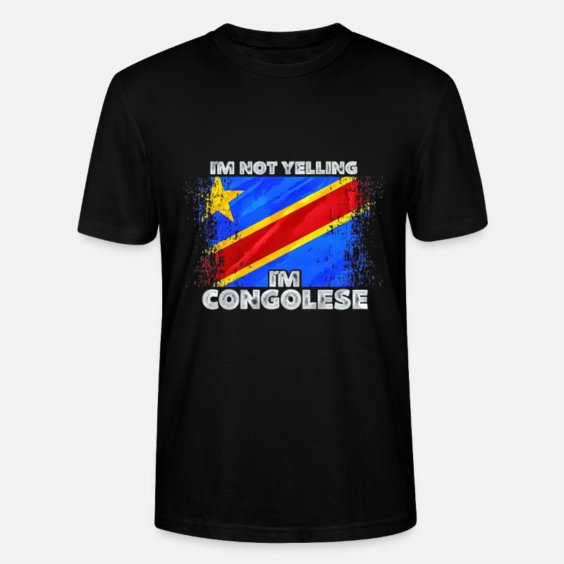 Kongo - Stanley/Stella Unisex Bio-T-Shirt CRAFTER - Schwarz