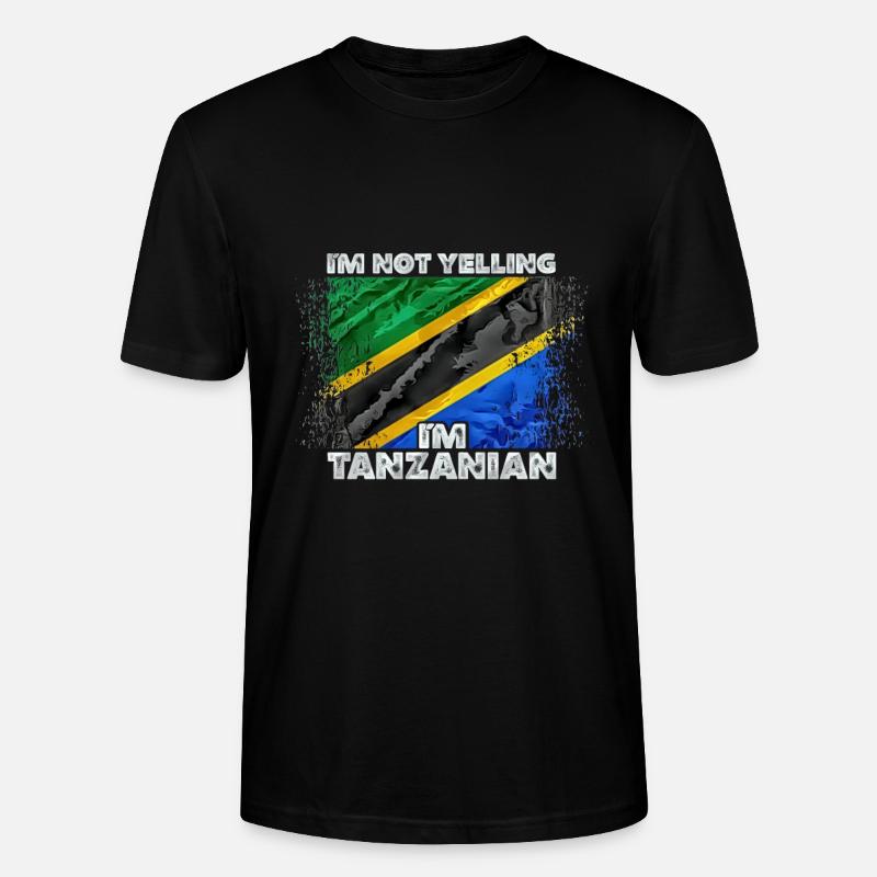 Tansania - Stanley/Stella Unisex Bio-T-Shirt CRAFTER - Schwarz