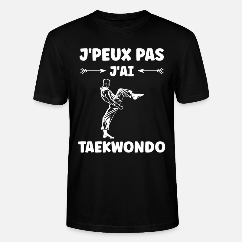 taekwondo - T-shirt bio CRAFTER Stanley Stella Unisexe - noir