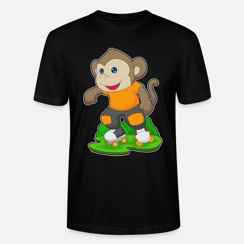 Monkey Rollers Rollers Rollers - T-shirt bio CRAFTER Stanley Stella Unisexe - noir