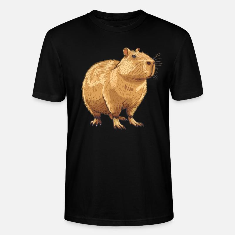 Capybaras Capybara - T-shirt bio CRAFTER Stanley Stella Unisexe - noir