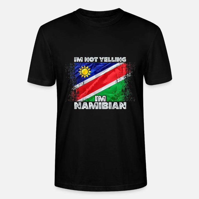Namibia - Stanley/Stella Unisex Bio-T-Shirt CRAFTER - Schwarz