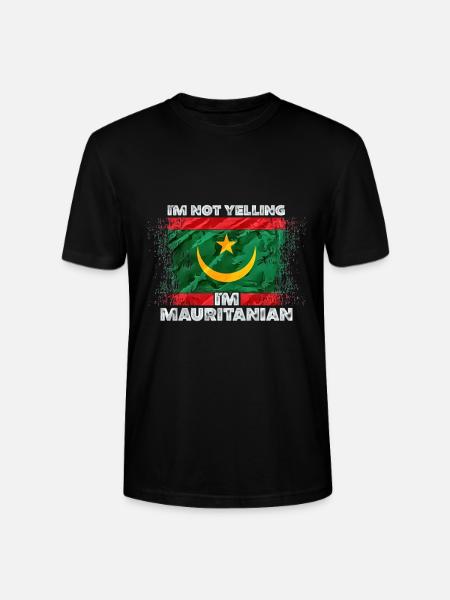 Mauritania - Stanley/Stella CRAFTER Unisex Organic T-Shirt - black