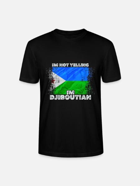 Djibouti - Stanley/Stella CRAFTER Unisex Organic T-Shirt - black