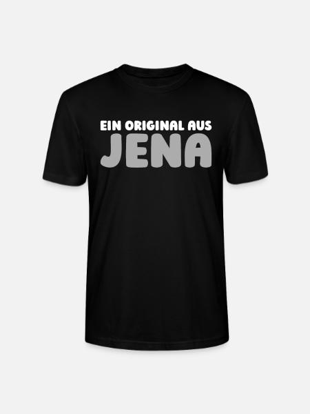 German city Jena, Thuringia - Stanley/Stella CRAFTER Unisex Organic T-Shirt - black