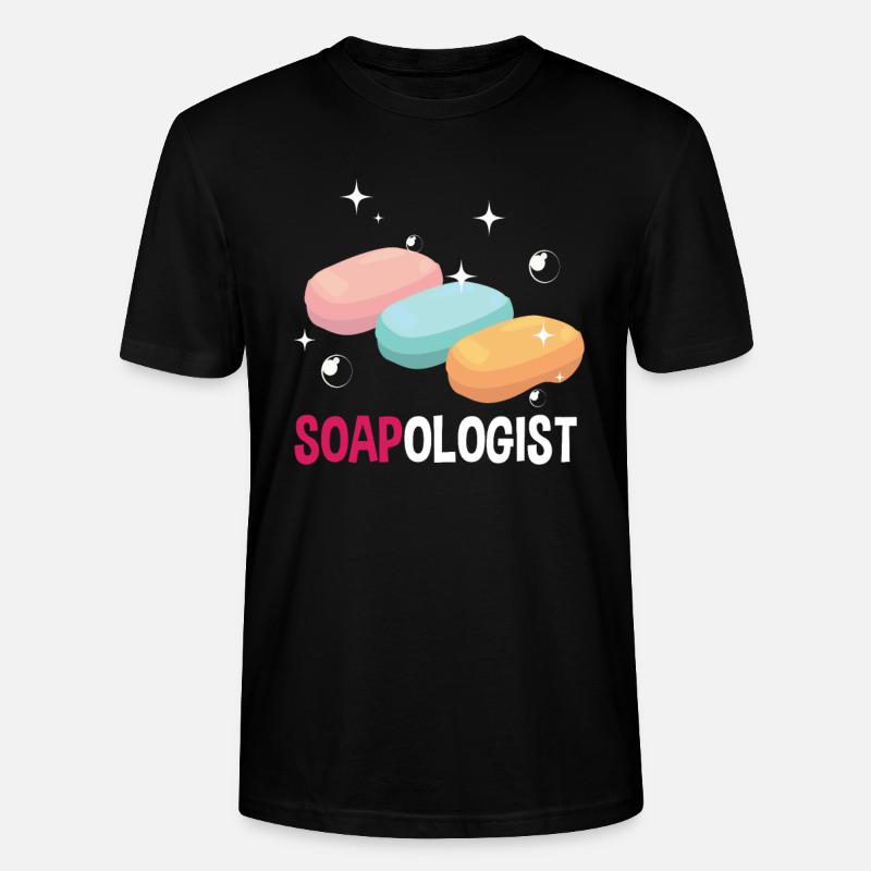 Savonnerie Savonnologue - T-shirt bio CRAFTER Stanley Stella Unisexe - noir