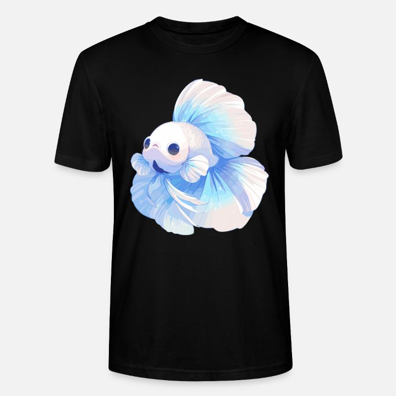 Bettas Betta Poisson Betta - T-shirt bio CRAFTER Stanley Stella Unisexe - noir