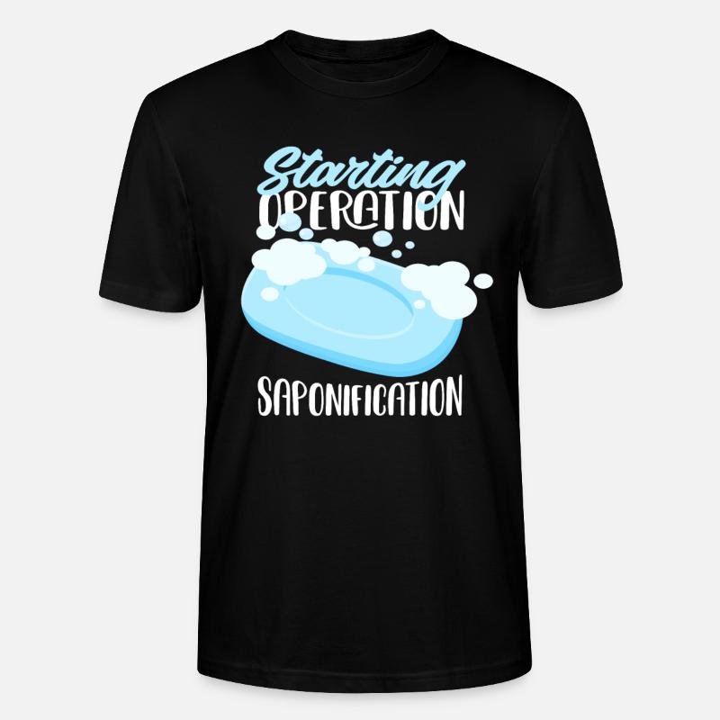 Saponification Operation Starten - Stanley/Stella Unisex Bio-T-Shirt CRAFTER - Schwarz