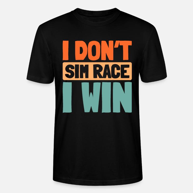 Sim Racing - Stanley/Stella Unisex Bio-T-Shirt CRAFTER - Schwarz