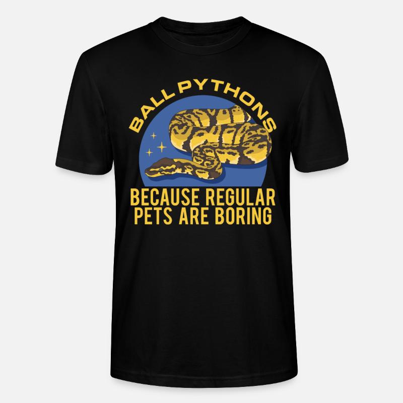 Roi Python Serpents Python Cadeau - T-shirt bio CRAFTER Stanley Stella Unisexe - noir