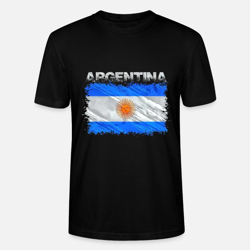 Argentinien - Stanley/Stella Unisex Bio-T-Shirt CRAFTER - Schwarz