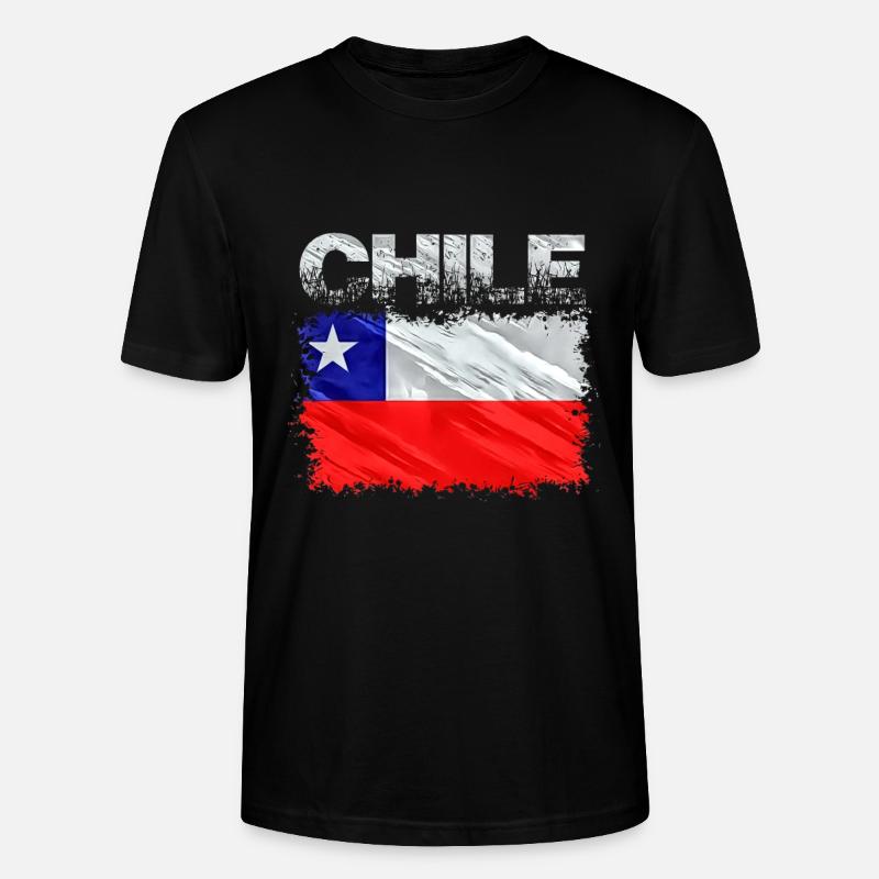 Chile - Stanley/Stella Unisex Bio-T-Shirt CRAFTER - Schwarz
