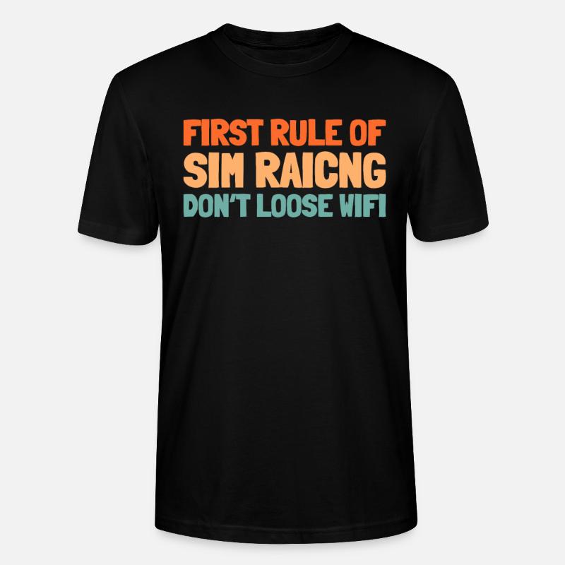 Sim Racing - Stanley/Stella Unisex Bio-T-Shirt CRAFTER - Schwarz