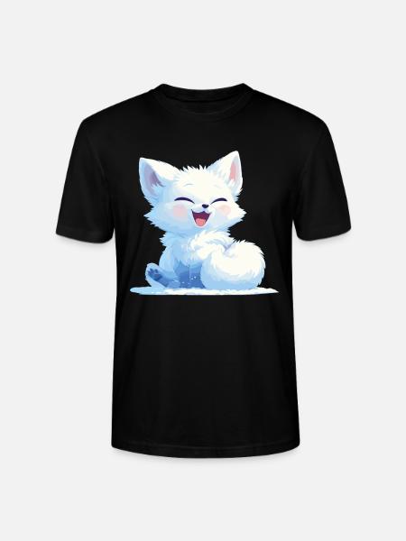 Arctic Fox Polarfüchse Polarfuchs - Stanley/Stella CRAFTER Unisex Organic T-Shirt - black