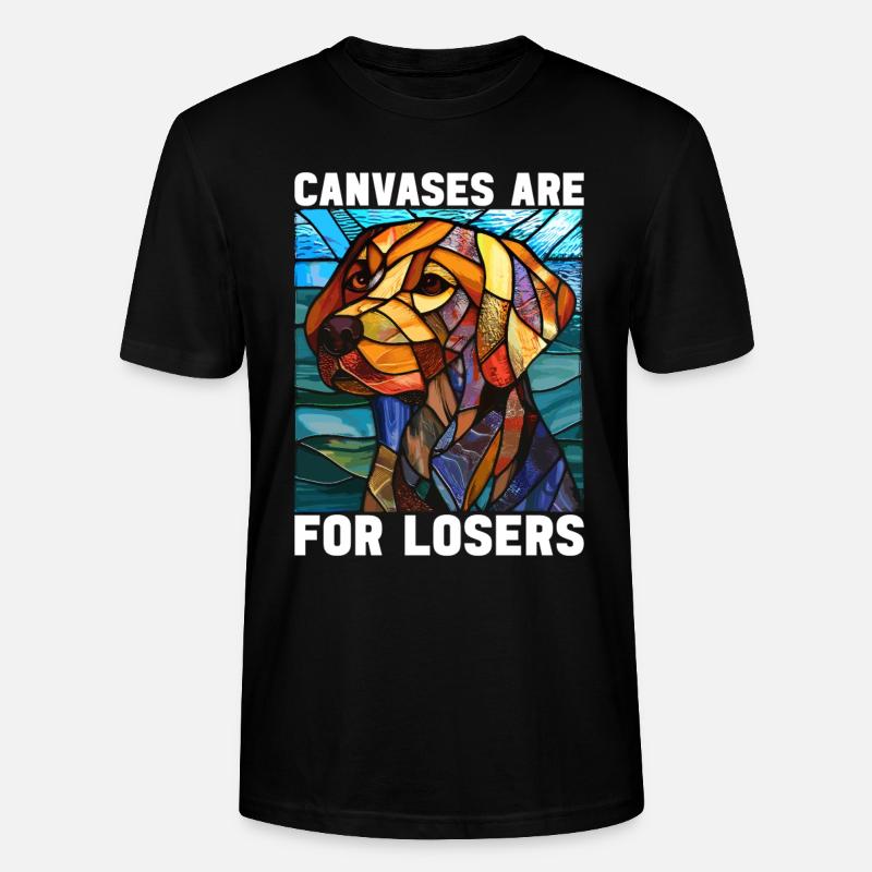 Vitrail artiste Vitrail Art - T-shirt bio CRAFTER Stanley Stella Unisexe - noir