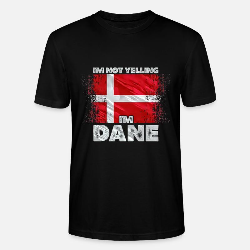 Dänemark - Stanley/Stella Unisex Bio-T-Shirt CRAFTER - Schwarz