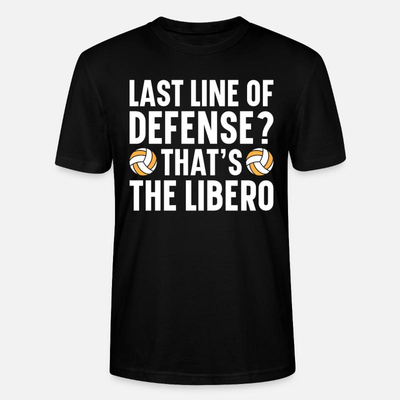 Volley-ball Libero - T-shirt bio CRAFTER Stanley Stella Unisexe - noir