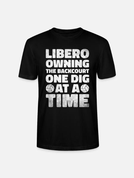 Volleyball Libero - Stanley/Stella Unisex Bio-T-Shirt CRAFTER - Schwarz