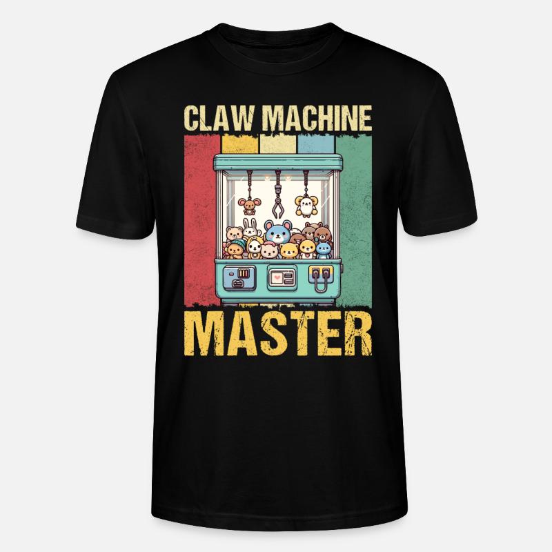 Claw Machine Master - Stanley/Stella CRAFTER Unisex Organic T-Shirt - black