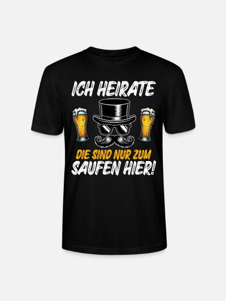 Le marié Funny EVJ - T-shirt bio CRAFTER Stanley Stella Unisexe - noir