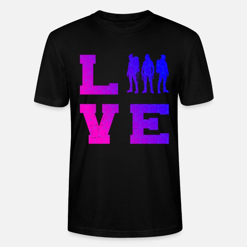 Femmes Escalade Grimpeur Escalade Bloc - T-shirt bio CRAFTER Stanley Stella Unisexe - noir