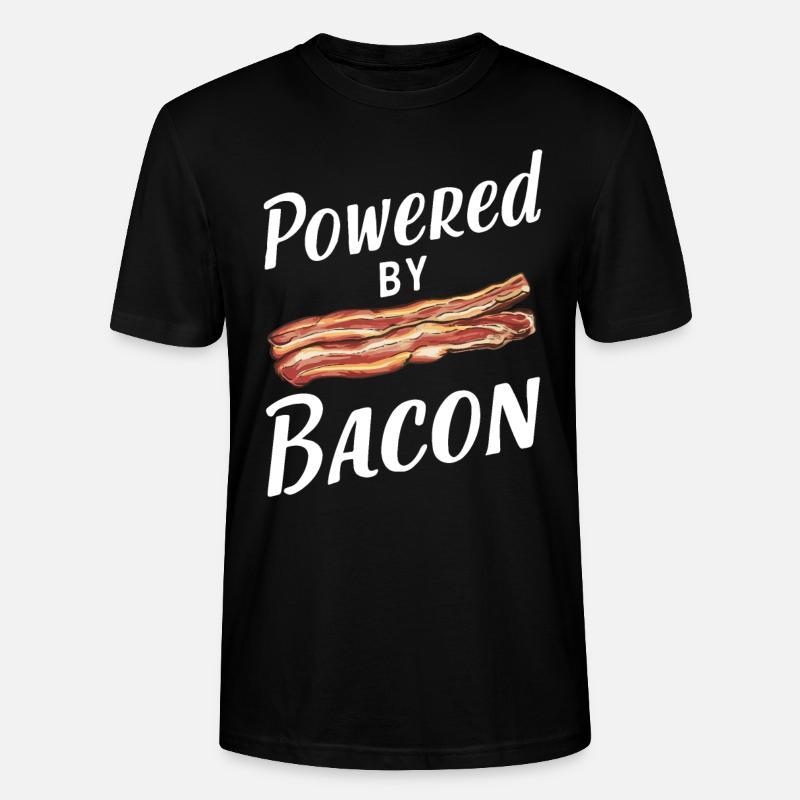 Bacon Frühstück Speck - Stanley/Stella Unisex Bio-T-Shirt CRAFTER - Schwarz