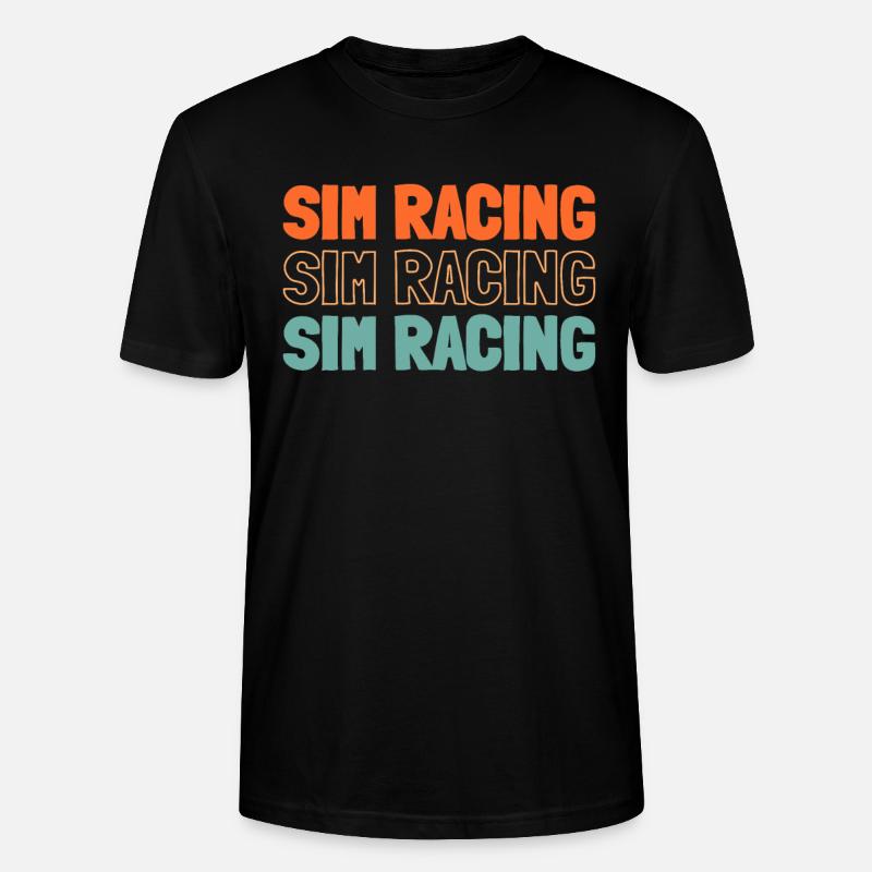 Sim Racing - Stanley/Stella Unisex Bio-T-Shirt CRAFTER - Schwarz