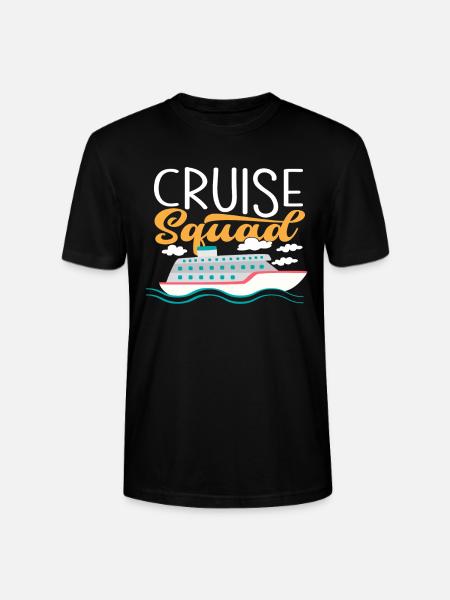 Cruise Crew Vacation Adventure - Stanley/Stella CRAFTER Unisex Organic T-Shirt - black