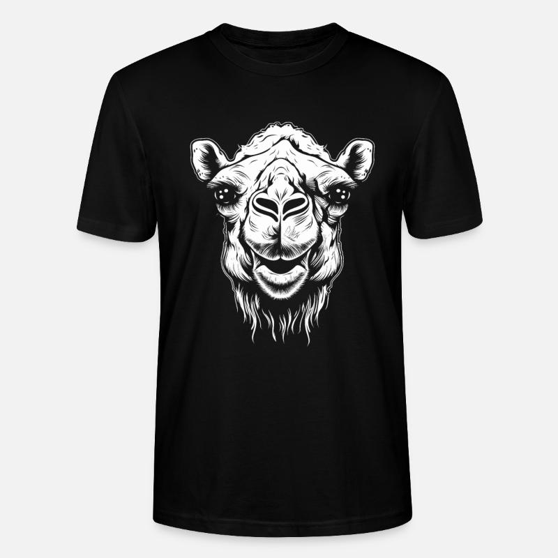 Kamel Kamelkopf - Stanley/Stella Unisex Bio-T-Shirt CRAFTER - Schwarz