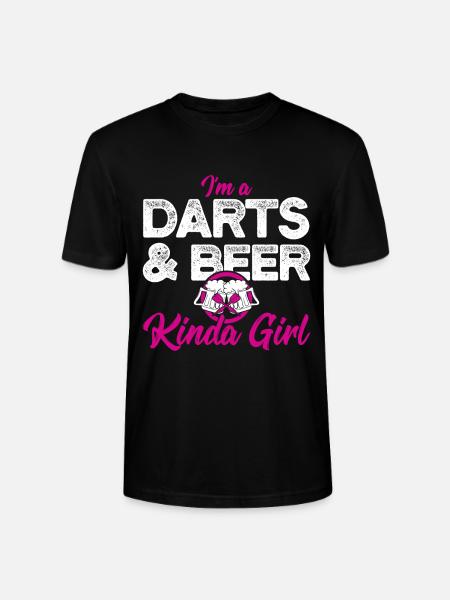 Darts & Bier Darten - Stanley/Stella Unisex Bio-T-Shirt CRAFTER - Schwarz