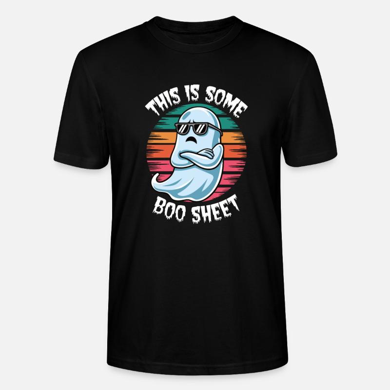 This is some boo sheet - Stanley/Stella Unisex Bio-T-Shirt CRAFTER - Schwarz