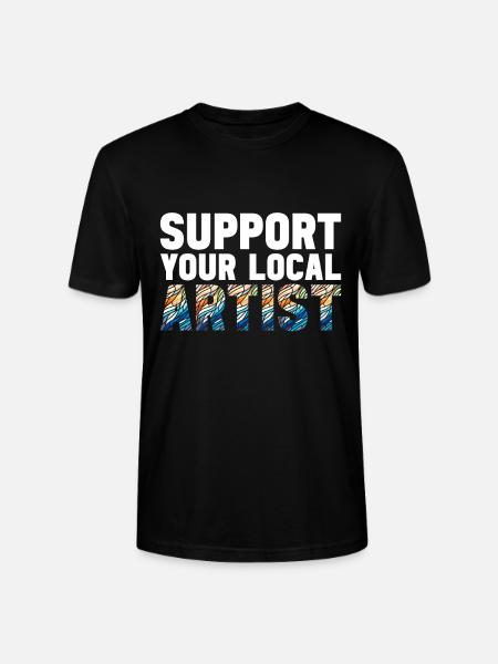 Vitrail artiste Vitrail Art - T-shirt bio CRAFTER Stanley Stella Unisexe - noir