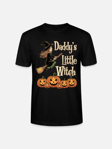 Halloween Witch Daddy's Little Witch - Stanley/Stella CRAFTER Unisex Organic T-Shirt - black
