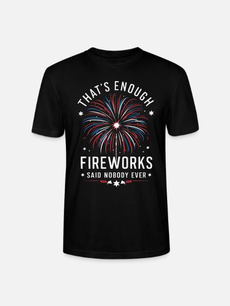 Pyrotechnics Fireworks Pyrotechnics - Stanley/Stella CRAFTER Unisex Organic T-Shirt - black