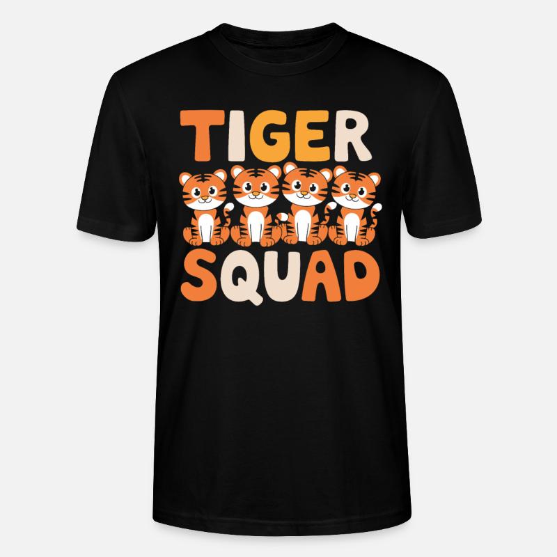 Tiger Gruppen Design Tiger Squad - Stanley/Stella Unisex Bio-T-Shirt CRAFTER - Schwarz