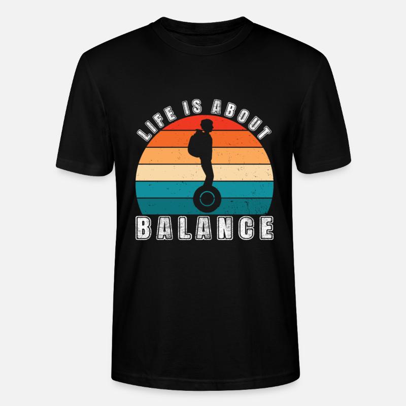EUC Monoroue - T-shirt bio CRAFTER Stanley Stella Unisexe - noir