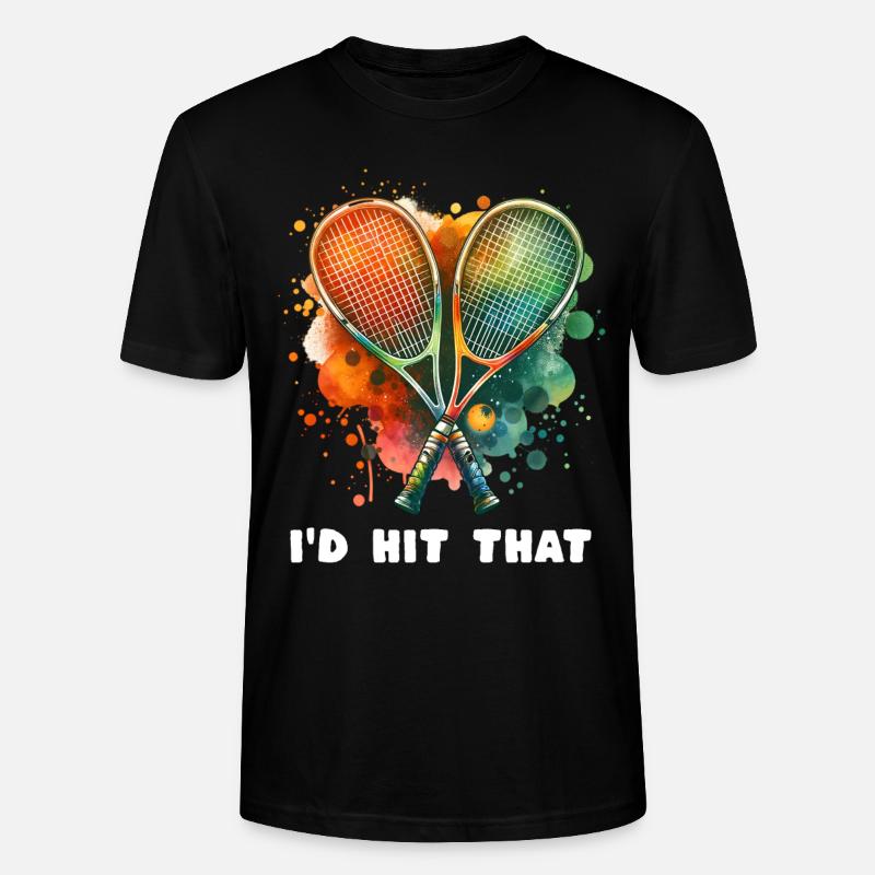Dictons sur le squash - T-shirt bio CRAFTER Stanley Stella Unisexe - noir
