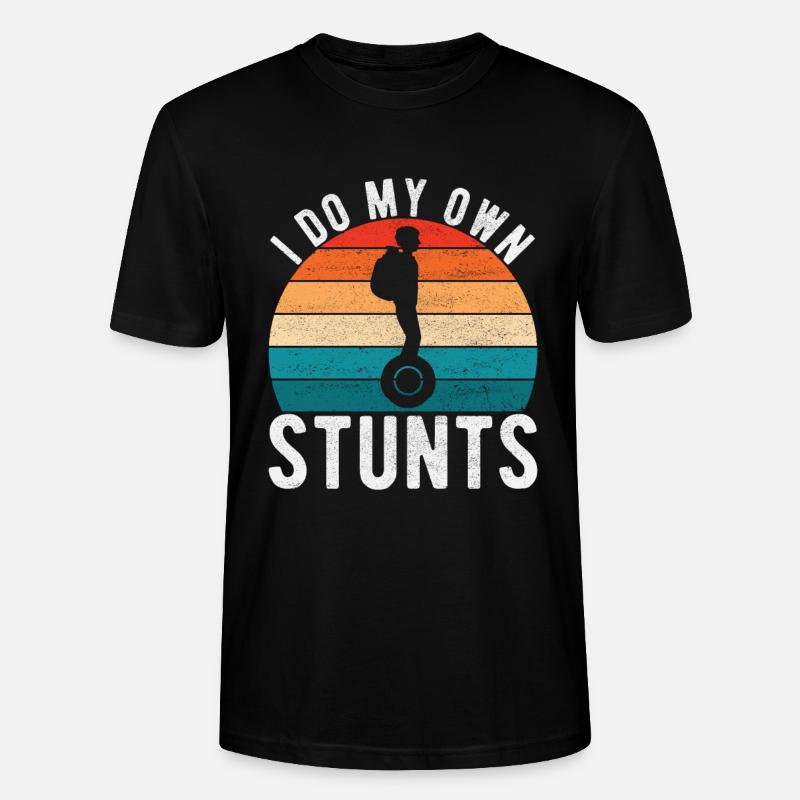 EUC Monoroue - T-shirt bio CRAFTER Stanley Stella Unisexe - noir