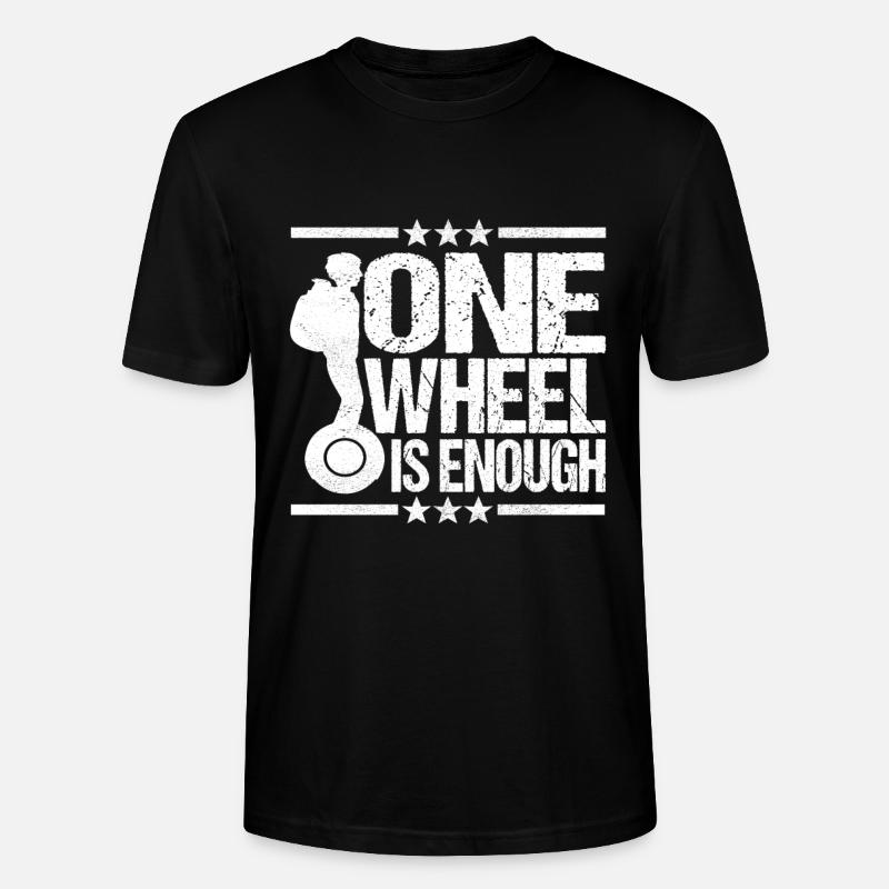 EUC Monoroue - T-shirt bio CRAFTER Stanley Stella Unisexe - noir