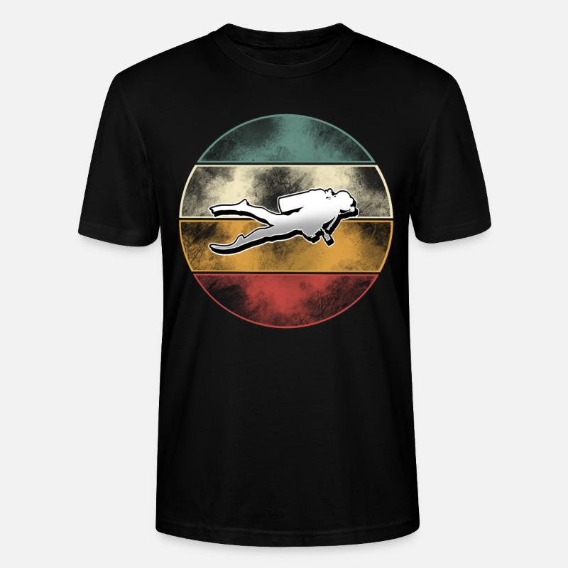 Taucher Tauchen - Stanley/Stella Unisex Bio-T-Shirt CRAFTER - Schwarz