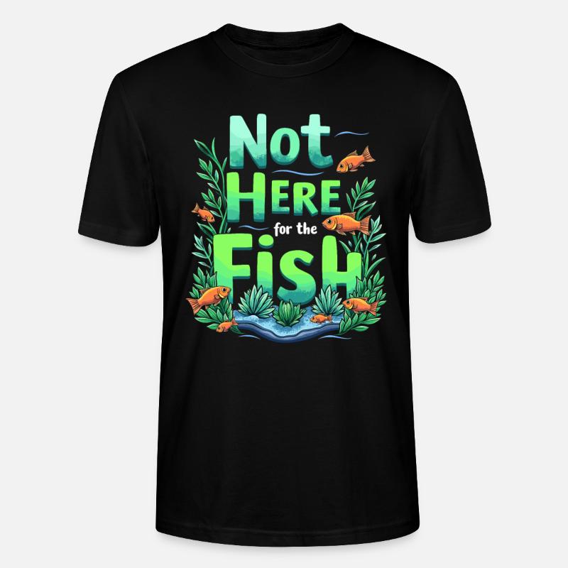 Passionné d’aquascaping Jardinage sous-marin - T-shirt bio CRAFTER Stanley Stella Unisexe - noir