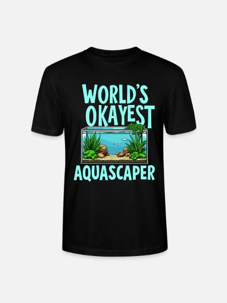 Aquascaping Enthusiast Underwater Gardening - Stanley/Stella CRAFTER Unisex Organic T-Shirt - black