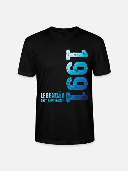 Legendary since September 1991 - Stanley/Stella CRAFTER Unisex Organic T-Shirt - black