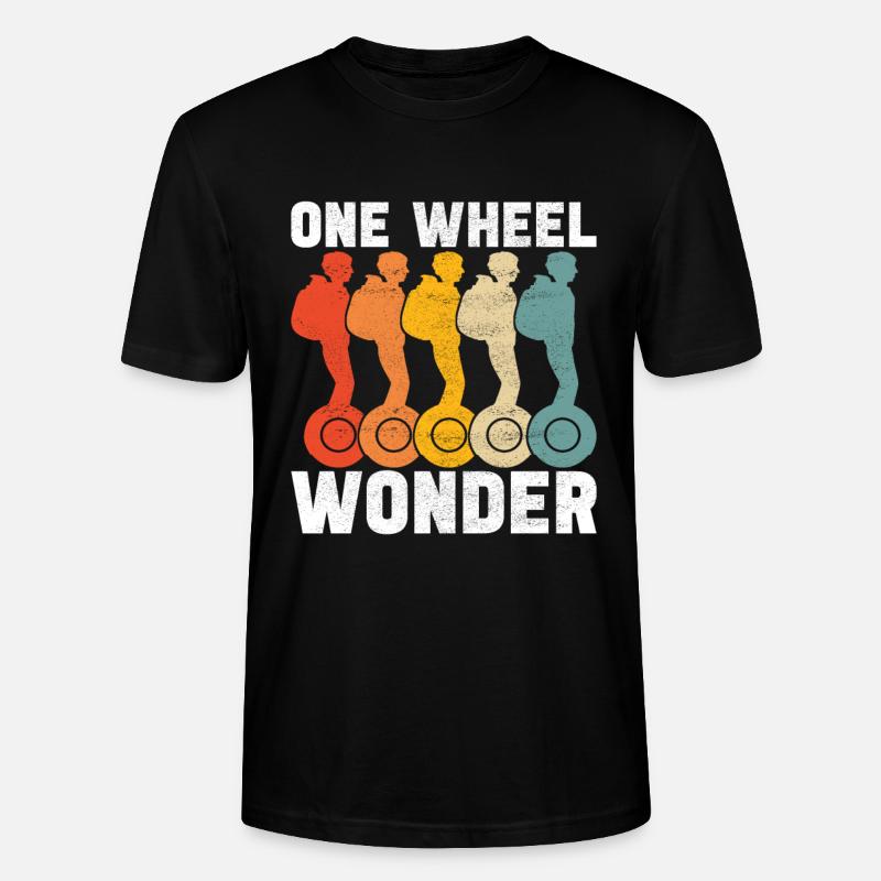 EUC Monoroue - T-shirt bio CRAFTER Stanley Stella Unisexe - noir
