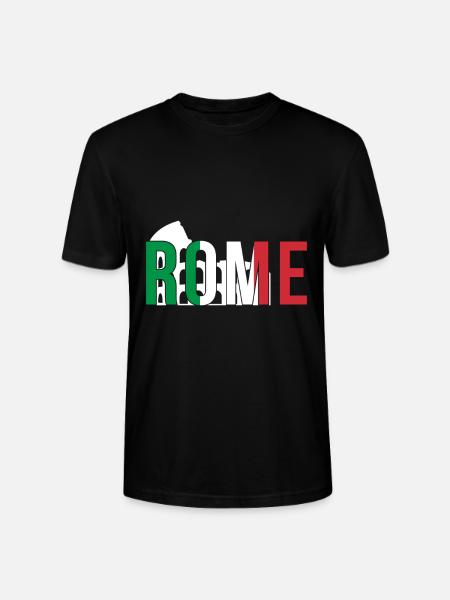 Kolosseum Italien Rom - Stanley/Stella Unisex Bio-T-Shirt CRAFTER - Schwarz